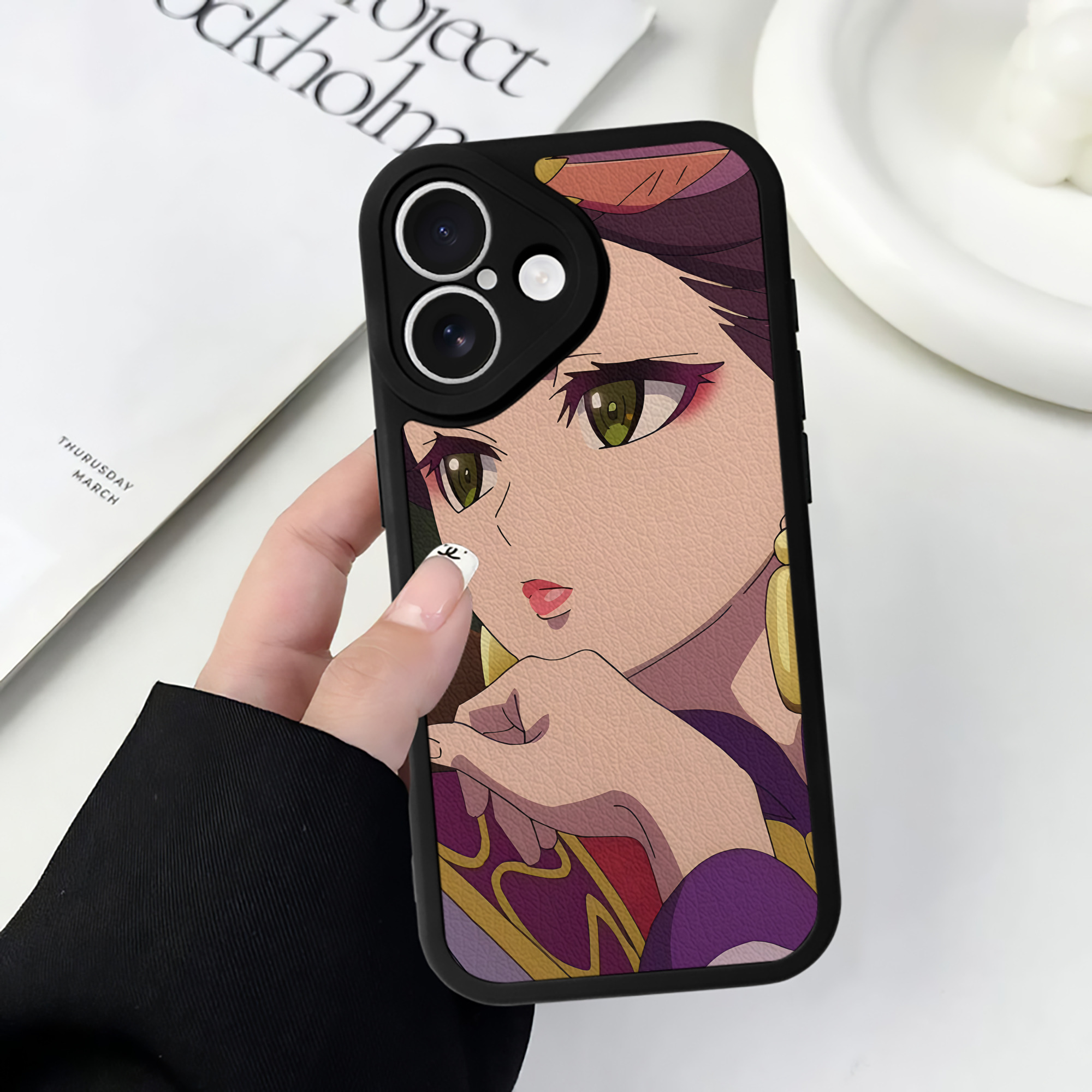 薬屋のひとりごと The Apothecary Diaries 【iPhone 16シリーズ対応】シリコンスマホケース（レザー調） 材質：シリコン